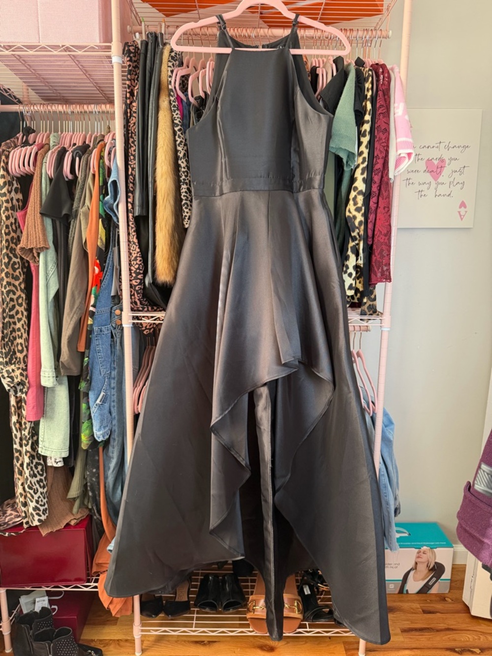 Lulus Broadway Show Black High-Low Gown | $70 MSRP - Picture 5 of 6